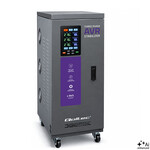 Трифазний стабілізатор напруги AVR MULTIPROTECTION, 15 кВА, точність ± 3%, сервомотор 3F, LCD, Expert Line 51907 Qoltec