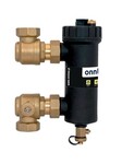 Separator magnetyczny zanieczyszczeń D-SM 32 z obrotowymi flanszami i zaworem odcinającym 1 1/4", ONNLINE