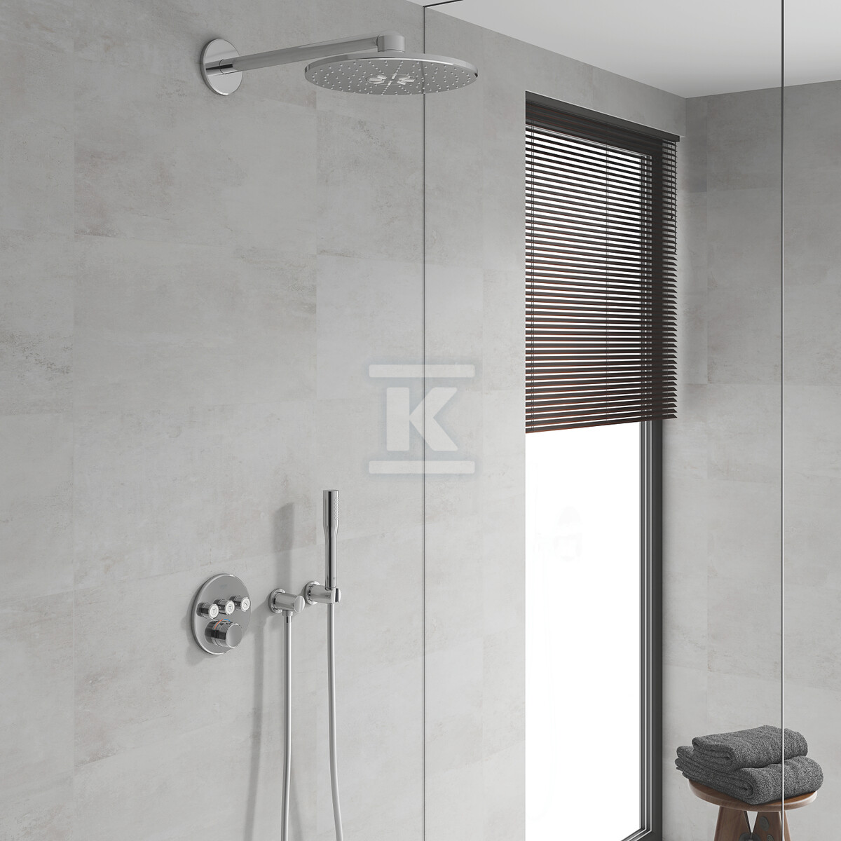 Podtynkowy zestaw prysznicowy z - 34709000