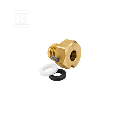Adattatore in ottone M10x1 con chiave e - M10ADA