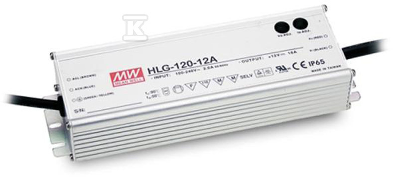 Zasilacz LED HLG-120H-12B, 120W 12V 10A - HLG-120H-12B