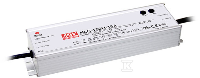 Zasilacz LED HLG-150H-12B, 150W 12V - HLG-150H-12B