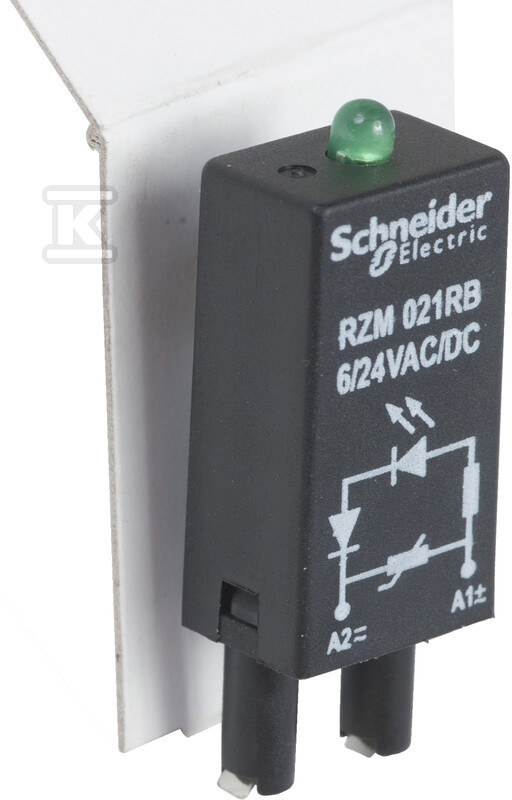 Warystor z zieloną diodą LED 6..24V - RZM021RB