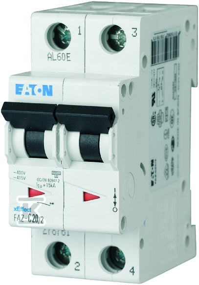 2 Pole 15kA series miniature circuit - 278752