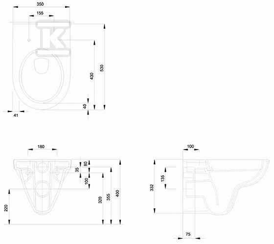 Zestaw stelażowy Duofix Basic Delta25 - 118.339.21.1