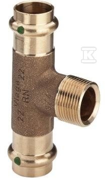 Trójnik z SC 18 x 3/4" x 18 brąz / - 281328