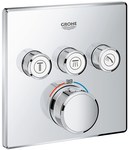 Grohtherm SmartControl Thermostatic mixer for controlling the three water outlets