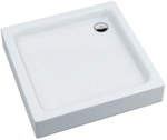 Stabilsound acrylic shower tray ☐ 80x80x17/7cm square Grando Plus