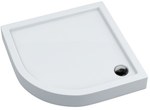 Stabilsound acrylic shower tray ☐ 80x80x14/3cm R55 Competia semicircular shower tray