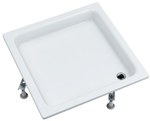 Standard acrylic shower tray Zefir square 80x80x26 depth 12cm 3.211. The set includes: acrylic shower tray, L06 frame