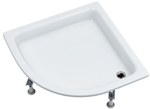 Standard acrylic shower tray Marshmallow R55 90x90x26 depth 12cm 3.214. The set includes: acrylic shower tray, L06 frame