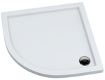 Acrylic shower tray Standard 90x90x5/3cm semicircular r55 Caspar