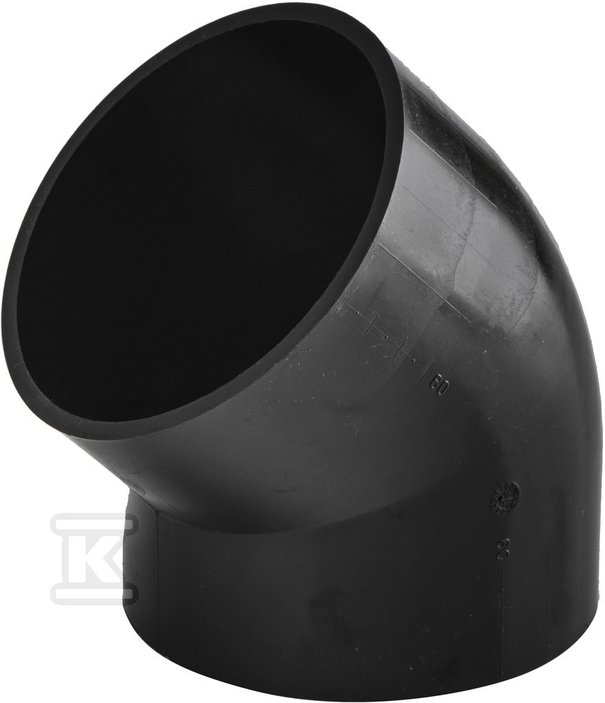 PEHD elbow 63x63/45 black QuickStream - 3003569