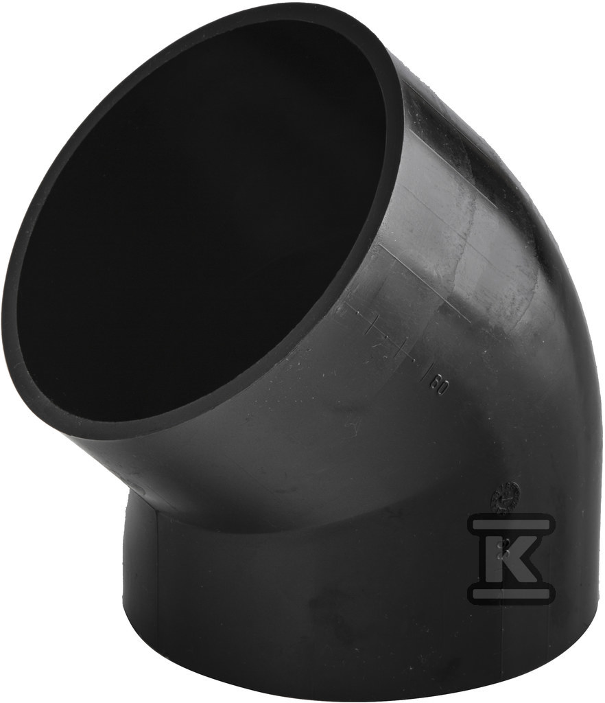 Elbow 90x90/45 black Quickstream - 3003574