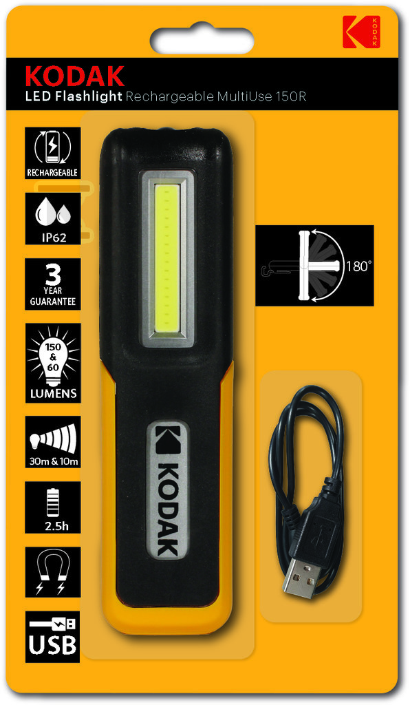 Перезаряджуваний USB-ліхтарик KODAK LED - 30419490