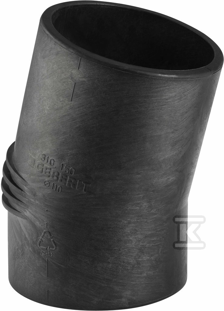 Geberit Silent-db20 elbow 15st. d75 - 307.150.14.1