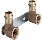 Kolano GEMINI z SC 15x1/2" x 100, brąz / błyszczący, model 22222