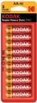 Kodak ZINC super heavy duty AA battery (10 pack)