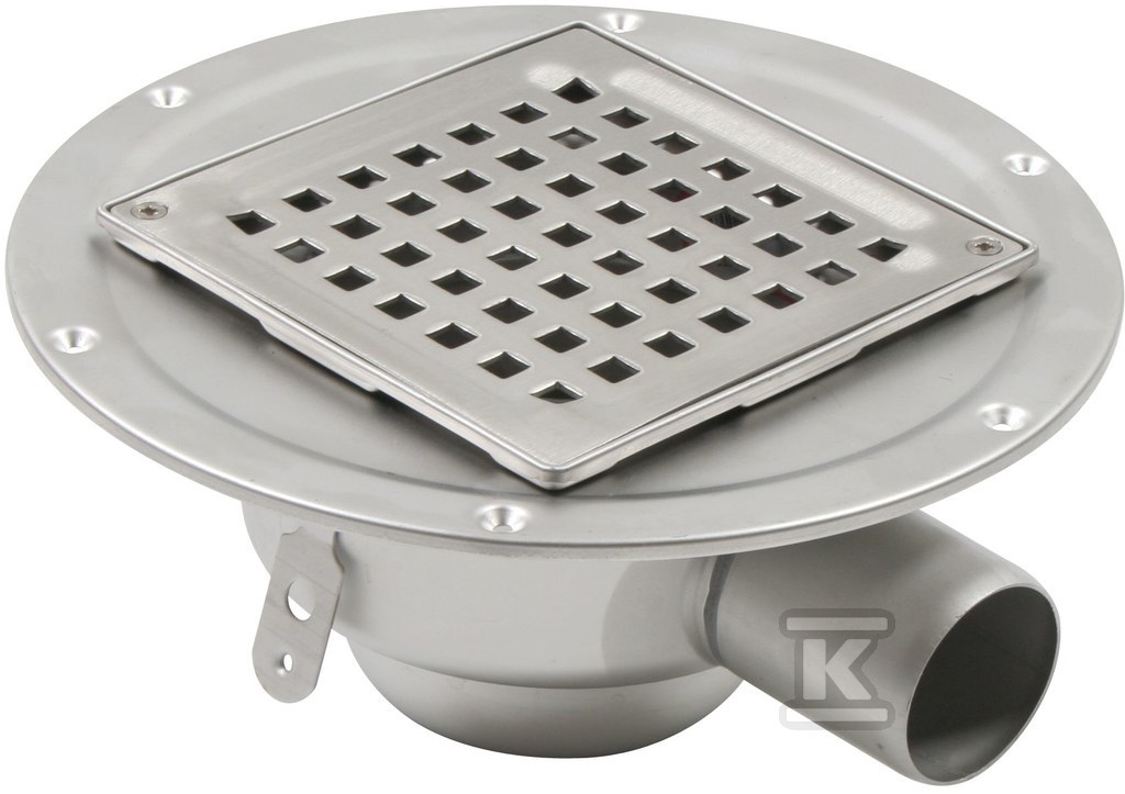 Bathroom inlet body with a grate (to be - 314.300.050