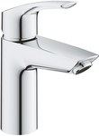 Eurosmart Single lever basin mixer, S-size, chrome, flow limiter 5.7 l / min., 28 mm ceramic economy head, without waste set, separate water channels