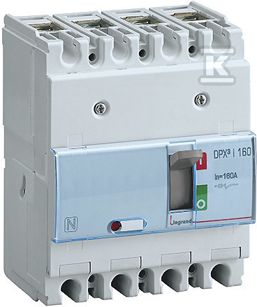 Switch disconnector with built-in differential protection Legrand, DPX3-I 160+BL.R. 4P 160A 420197