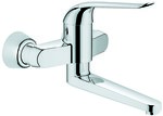 Bateria umywalkowa Grohe Euroeco Special, montaż ścienny, wylewka 257mm