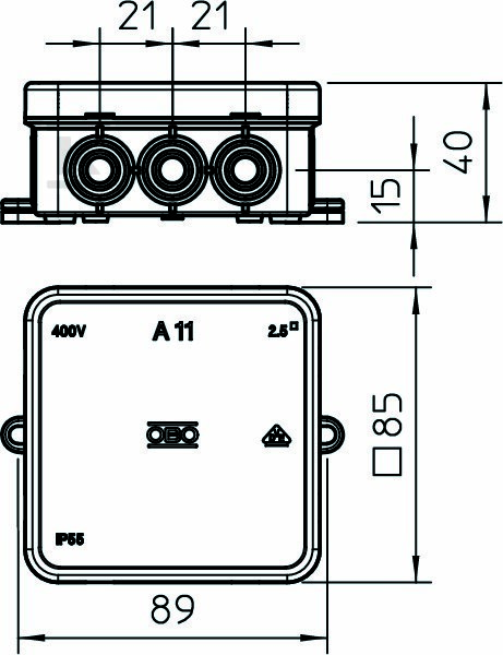 Razvodna kutija tip A 11 - 2000342