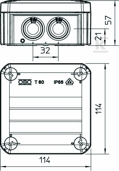 Junction box type T 60 - 2007061