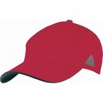 Cap made of polyester (65%) and cotton (35%), 245 g / m2, suitable for the Mach series red-gray universal