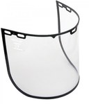 Set of 2 polycarbonate face shields, 39 x 20 cm for balbi2-pico2-visor holder colorless -