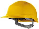 Будівельна каска з поліетилену, з плавним регулюванням, від -10 градусів C до 50 градусів C, 440 VAC, електроізоляція (en50365) жовтий регульований