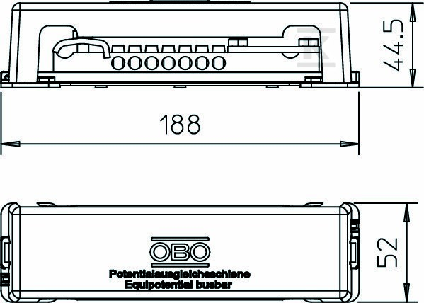 Szyna wyrównania potencjału typ 1809 - 5015073