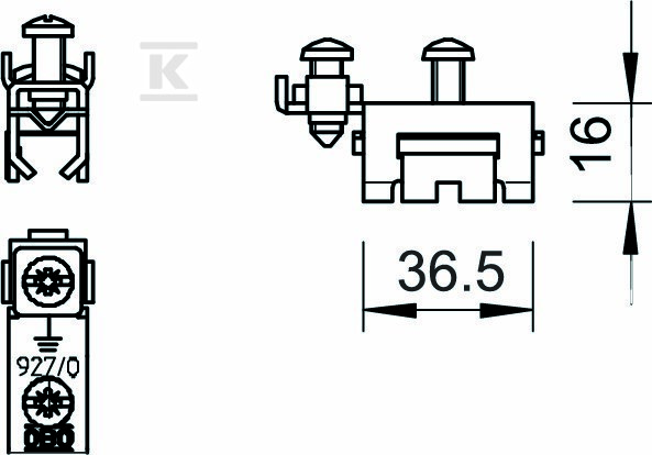 Corp clemă tip 927 SCH-K-VA - 5057930