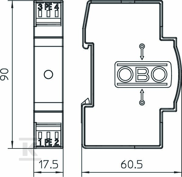 Bariera paratrăsnet tip 230V - 5097650