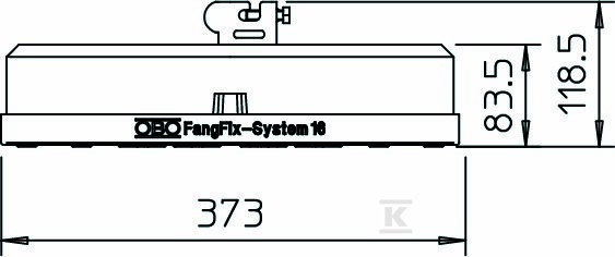 Baza din beton tip F-FIX-16 - 5403200