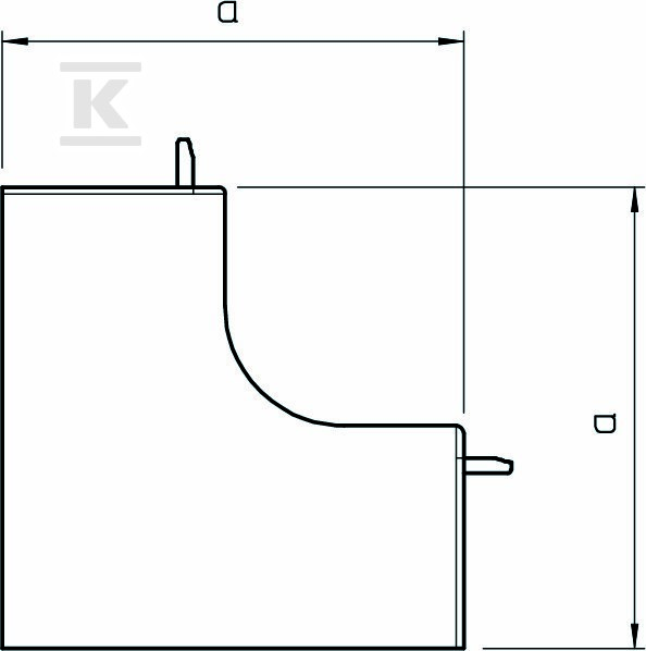 Internal corner fitting, type WDK - 6154328