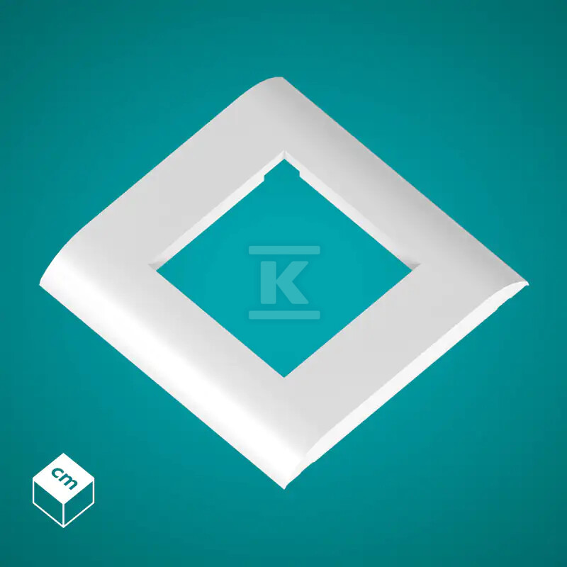 Ramka natynkowa/podtynkowa 1M ABS / - 333518