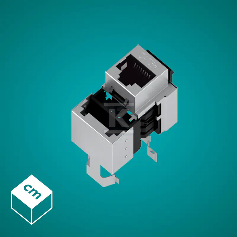 Gniazdo komputerowe FTP RJ 45 kat. 5E - 333542