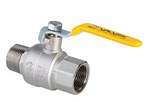 Nickel plated gas ball valve with aluminum lever (DAI) (N-W version) ORION 3/4"