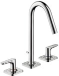 Bateria umywalkowa Hansgrohe Axor Citterio M trzyotworowa z uchwytami jednoramiennymi i rozetami chrom 34133000