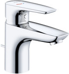 Bateria umywalkowa KLUDI PURE&SOLID jednouchwytowa 75, z zestawem odpływowym, przepływ 3,8 l/min