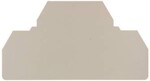 Płyta separacyjna (terminal), Ciemnobeżowy, Wysokość: 51.5 mm, Szerokość: 2 mm, V-0, Wemid, ZAP/TW ZDU1.5/2AN