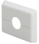 Rozeta 60 x 45 x 10 x 17 tworzywo sztuczne / bialy = RAL 9010, model 10791 Pexfit