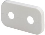 Rozeta podwojna 110 x 60 x 10 x 17 tworzywo sztuczne / bialy = RAL 9010, model 10793 Pexfit