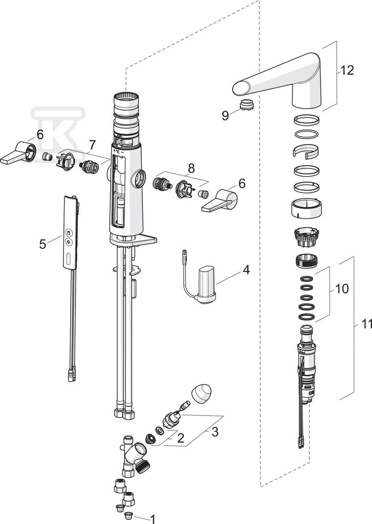 Robinet de bucatarie Optima - 2725F