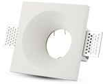 V-TAC GIPS GU10 reflektor Recessed Round 120x120 Vhite VT-776SK