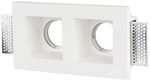 V-TAC GIPS reflektor 2xGU10 Recessed 2xSkuare 215x120 Vhite VT-762