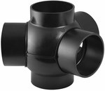 PE багатогалужний з'єднувач 91.5/135st. d75