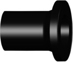 Flanged long butt bushing DN63 PE100, SDR11, PN10 gaz/PN16 water