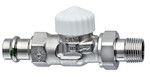 Zawór termostatyczny z bezstopniową nastawą wstępną od 1 do 8 V-EXACT II DN 15, VIEGA, prosty